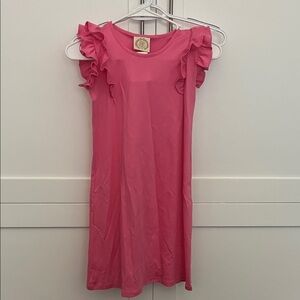 The Beaufort Bonnet Company Fuchsia Ruffle Dress